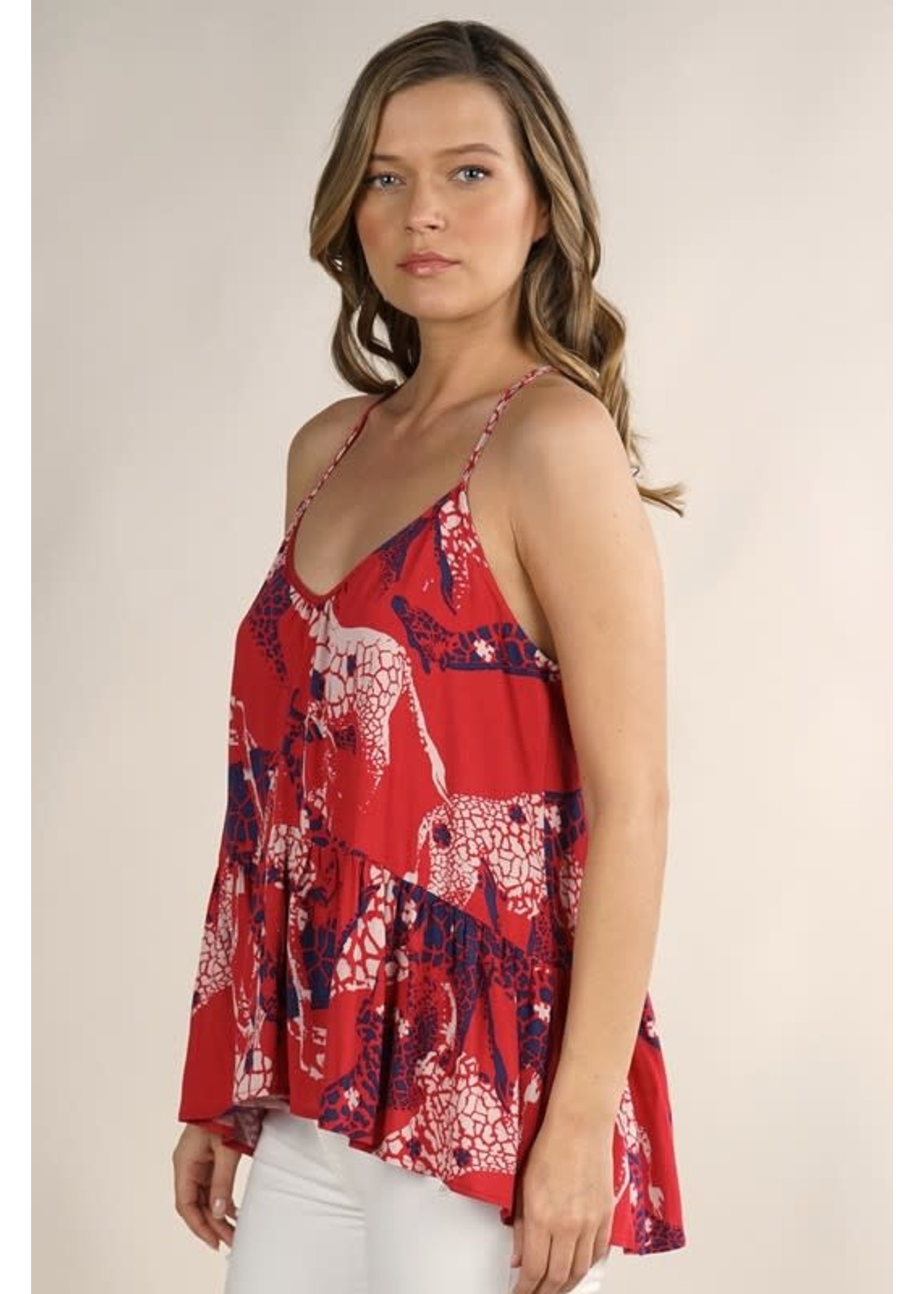 Lovestitch Safari Print Tank - Lovestitch