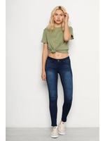 1822 Demin 30" Butter Mid-Rise Skinny in Raquel