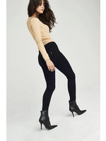 1822 Demin 30" Butter Mid-Rise Skinny in Wynter Black