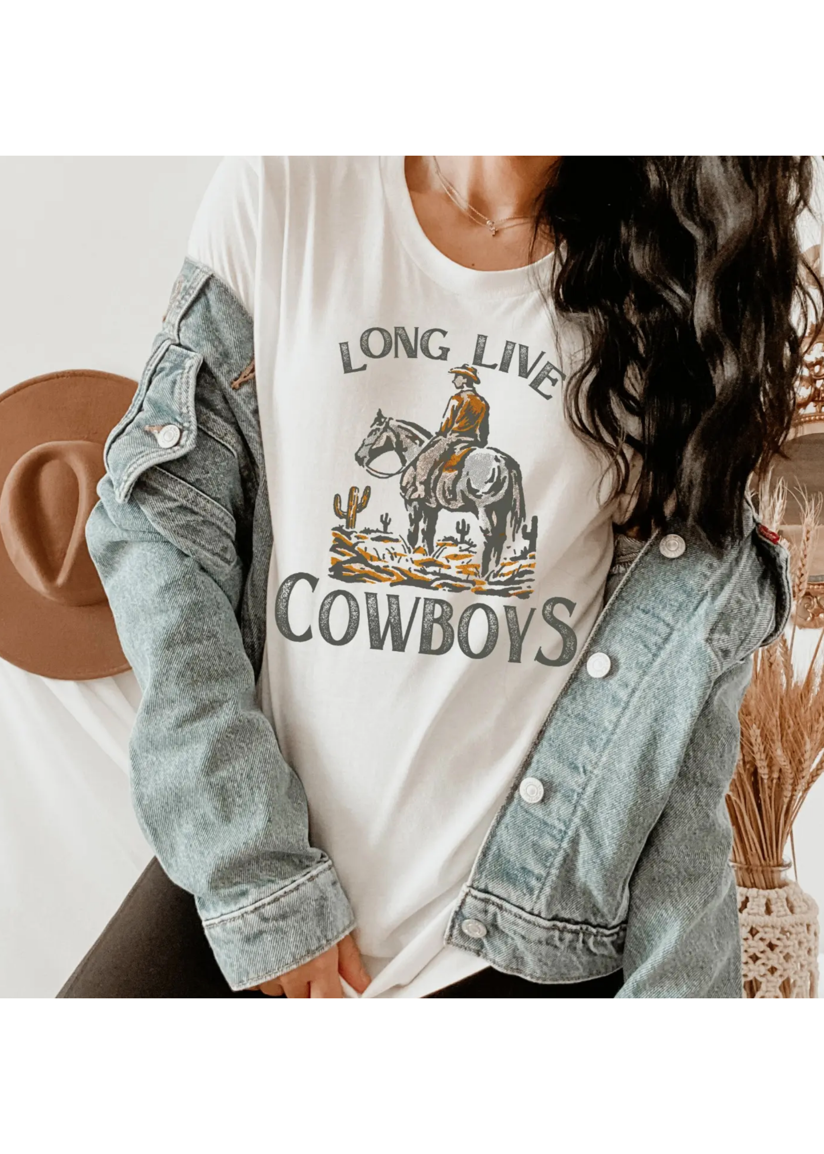 MidWest Tees Long Live Cowboys