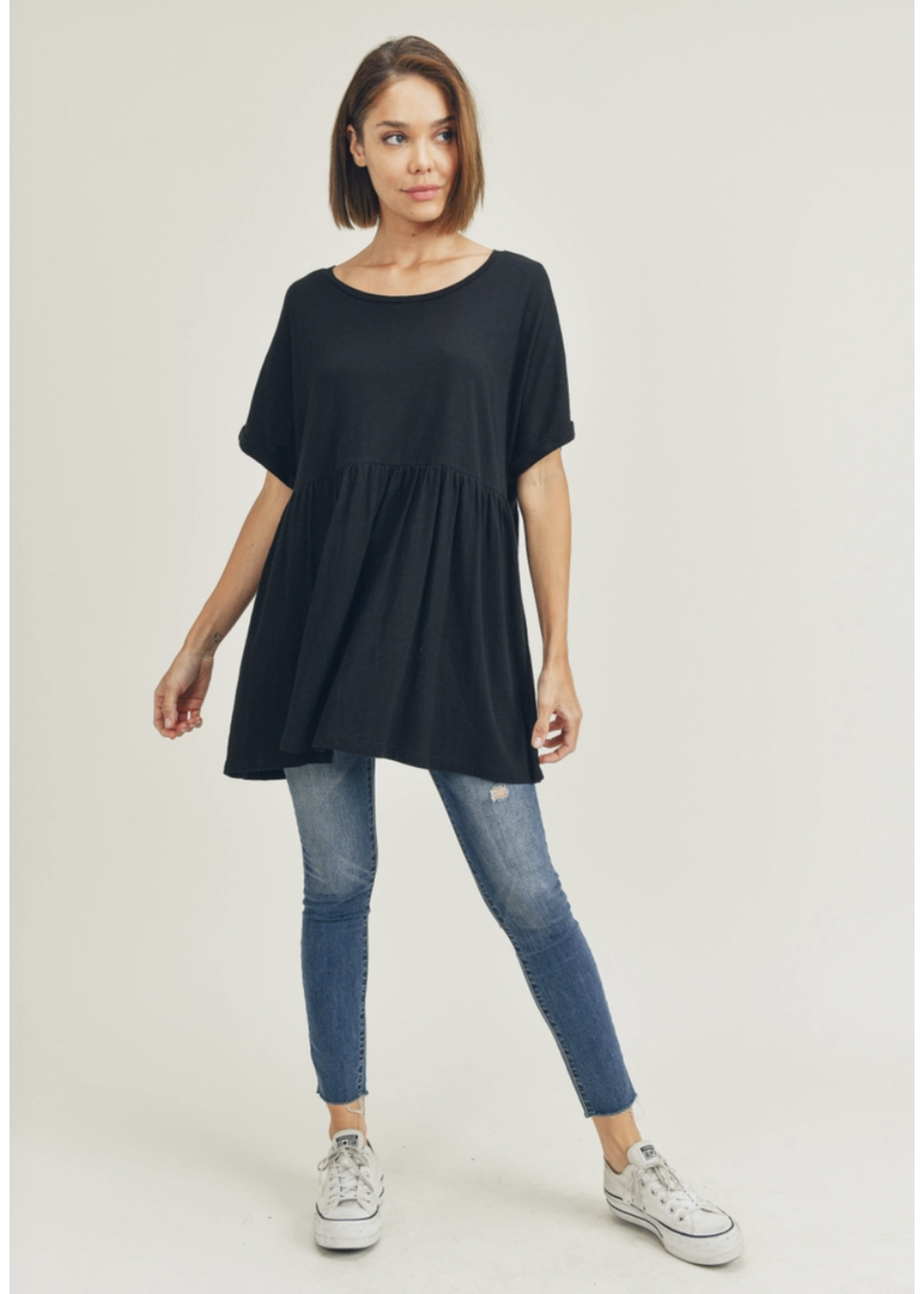 Wasabi + Mint Baby Doll Tunic