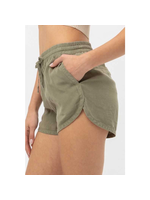 Vanilla Monkey Elastic Waistband Tencel Shorts