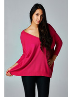 Lovestitch Bright V-Neck Dolman Sweater
