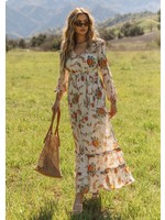 Lovestitch Ruffled Tiered Floral Maxi Dress