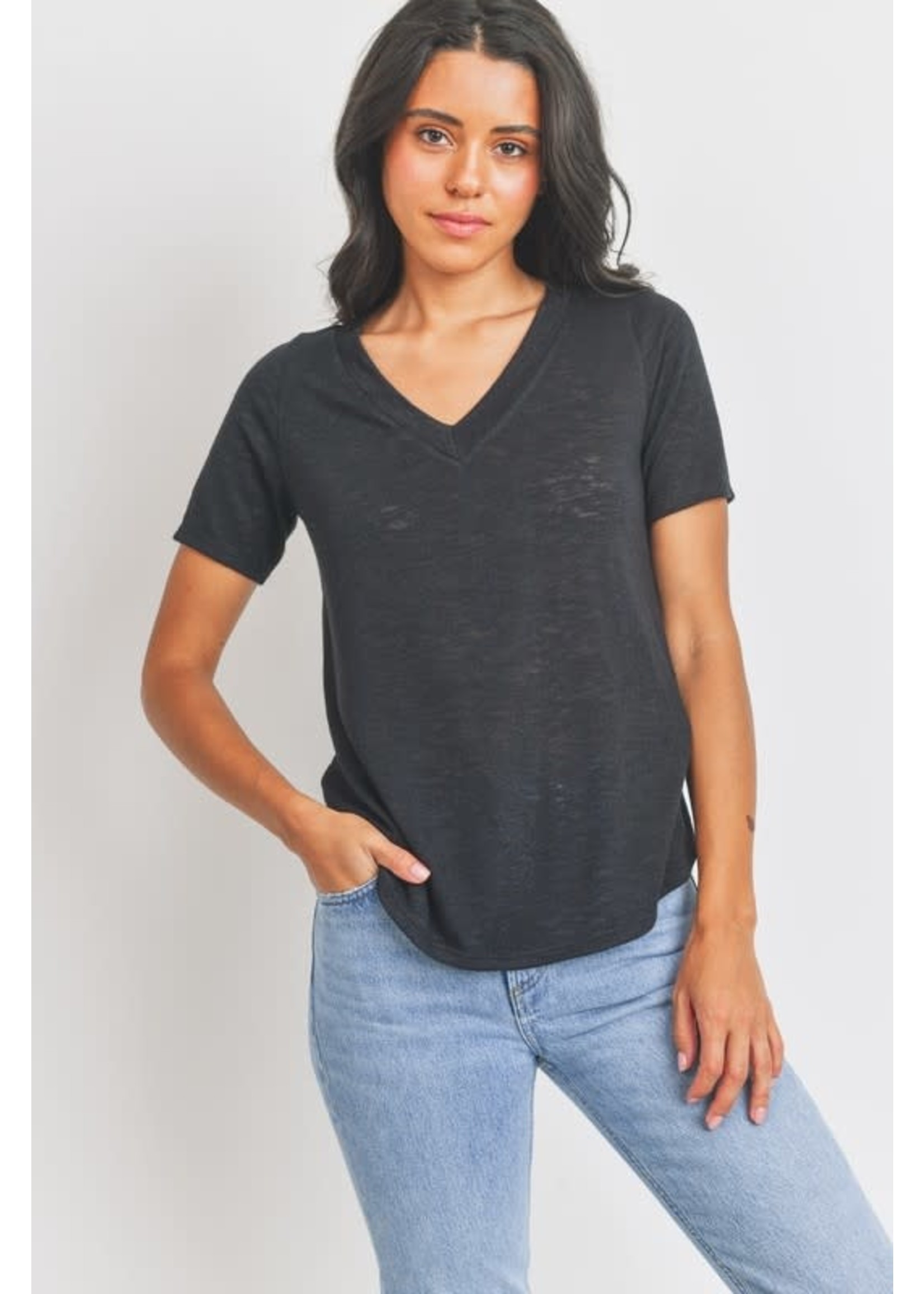 Cherish V-Neck Knit Top