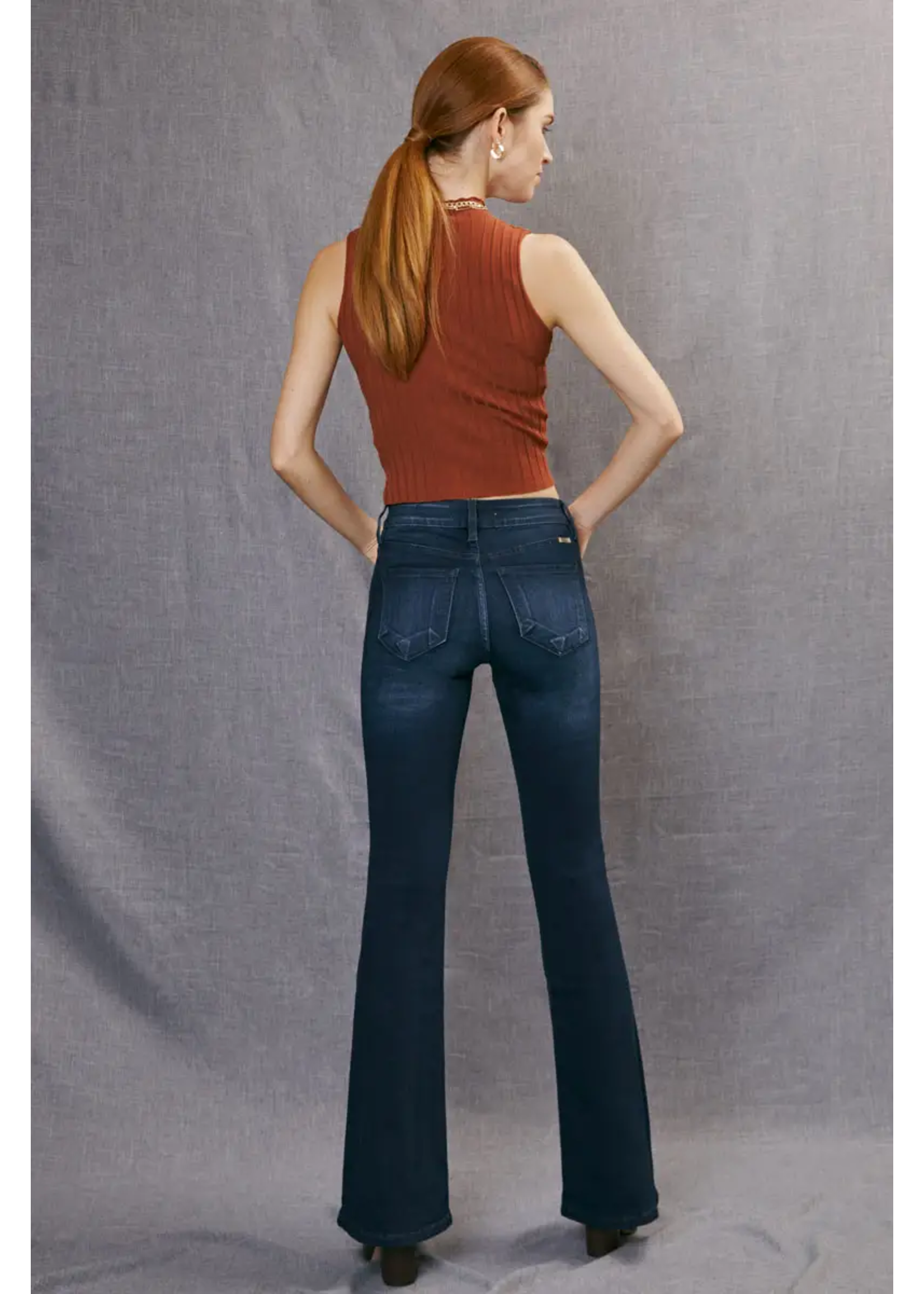 Kan Can USA Mid Rise Flare Jeans