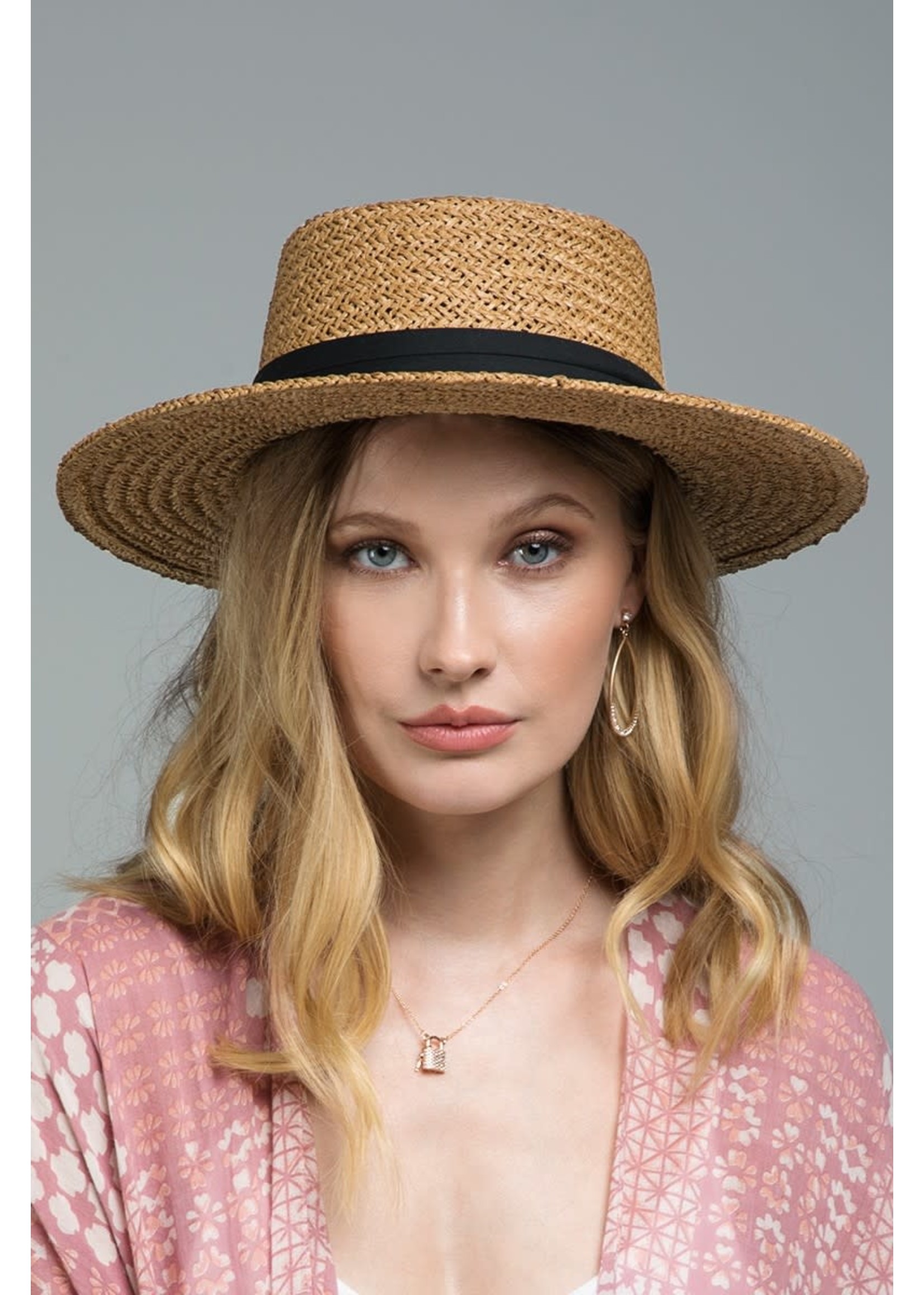 Urbanista Folded Trim Boater Hat