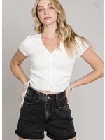 Be Cool Side Cinch Sweater Top