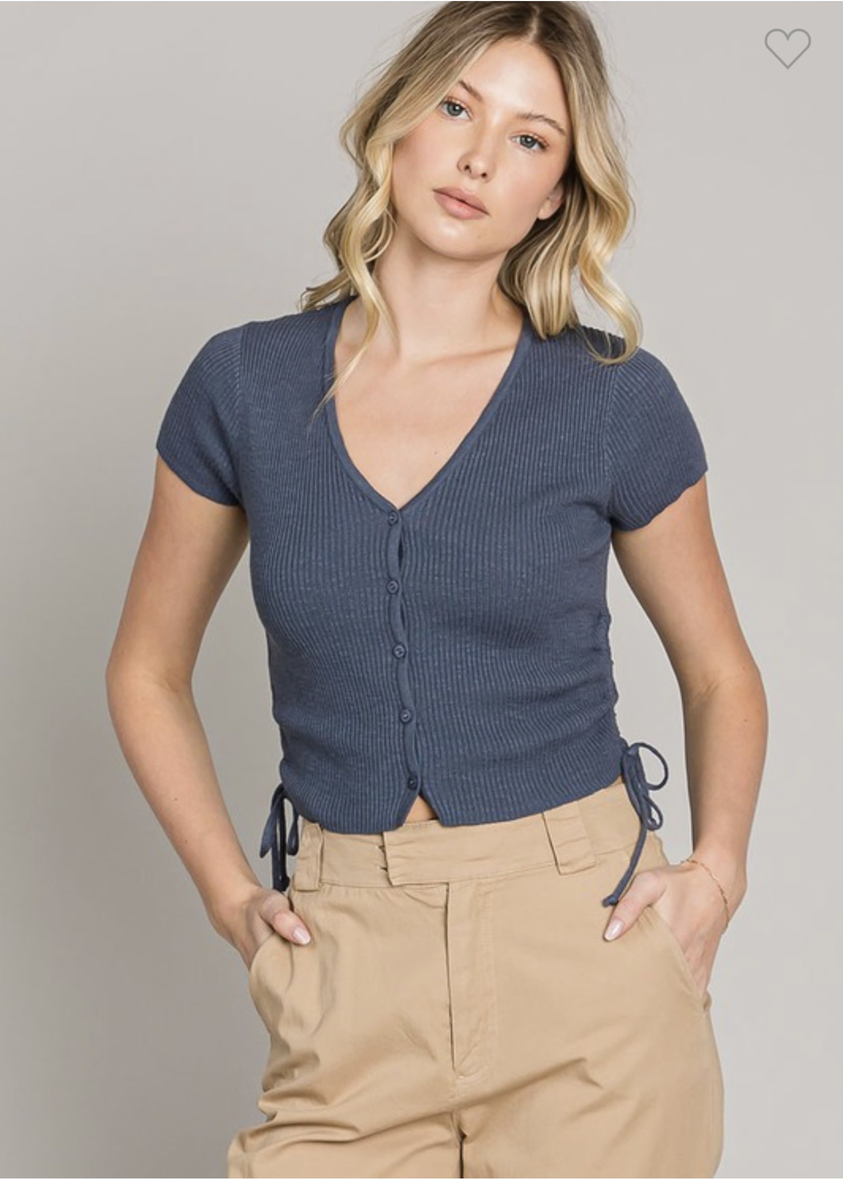 Be Cool Side Cinch Sweater Top