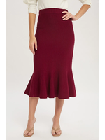 Bluivy Mermaid Sweater Midi Skirt