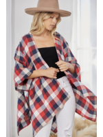 Andree by Unit Plaid Poncho