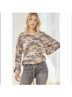 Andree by Unit Camo Pullover Sweater