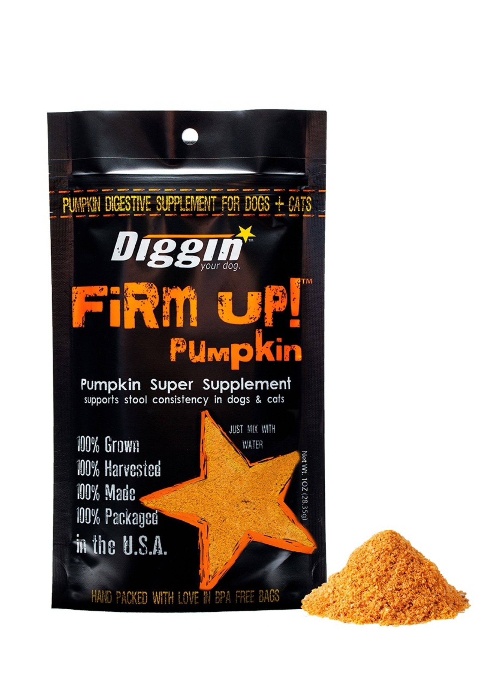 diggin your dog Diggin Your Dog Firm Up! Pumpkin Supplement