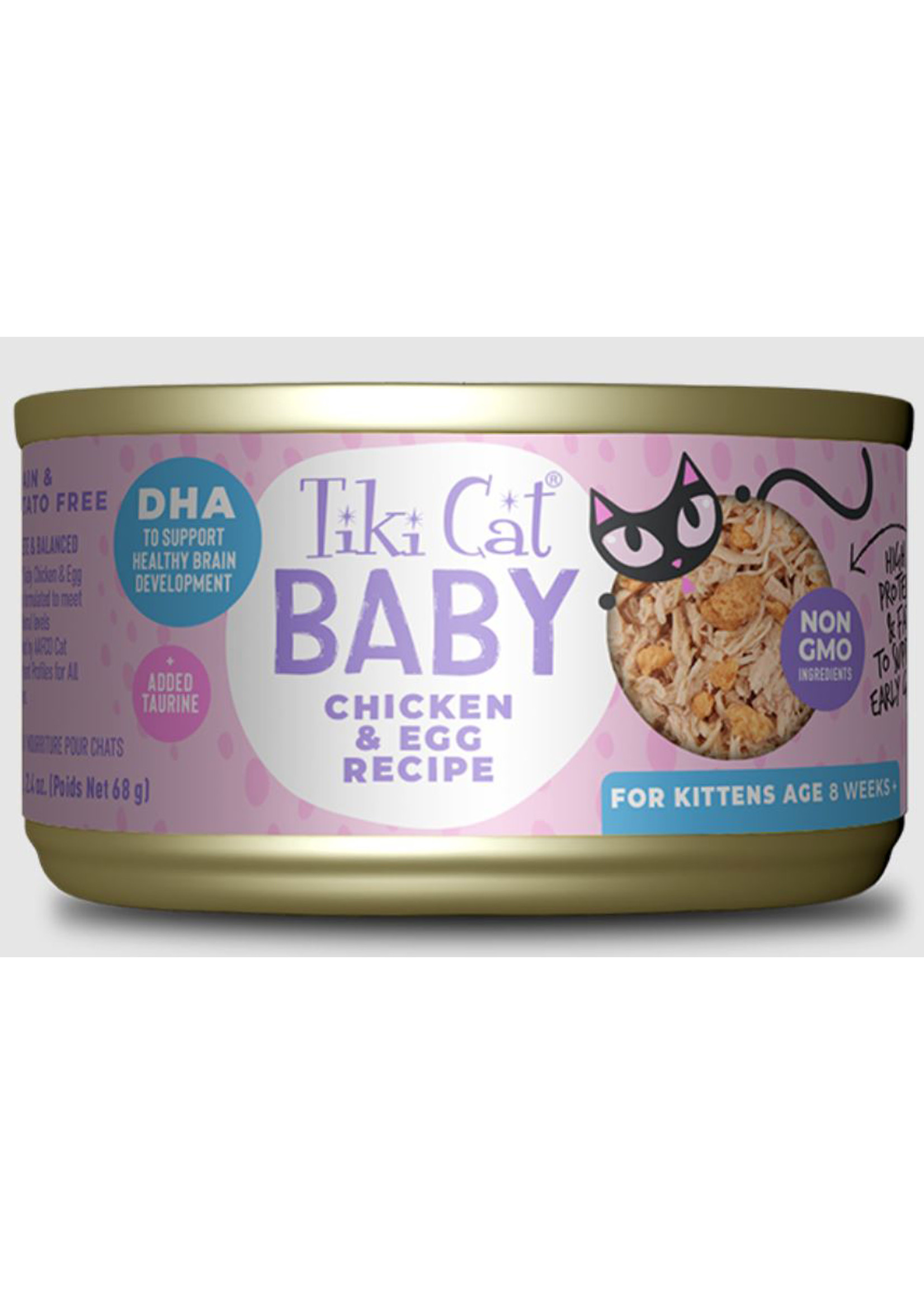 Tiki Pets Tiki Cat Baby Chicken & Egg Recipe 2.4oz