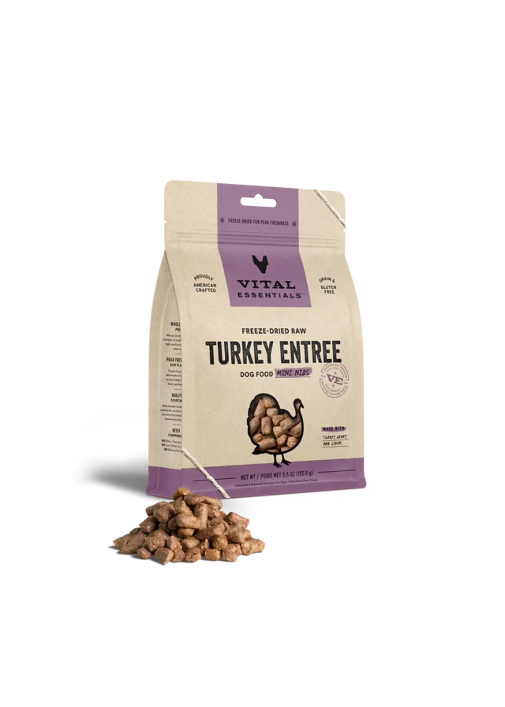 Vital Essentials Vital Essentials Freeze Dried Dog Food Mini Nibs