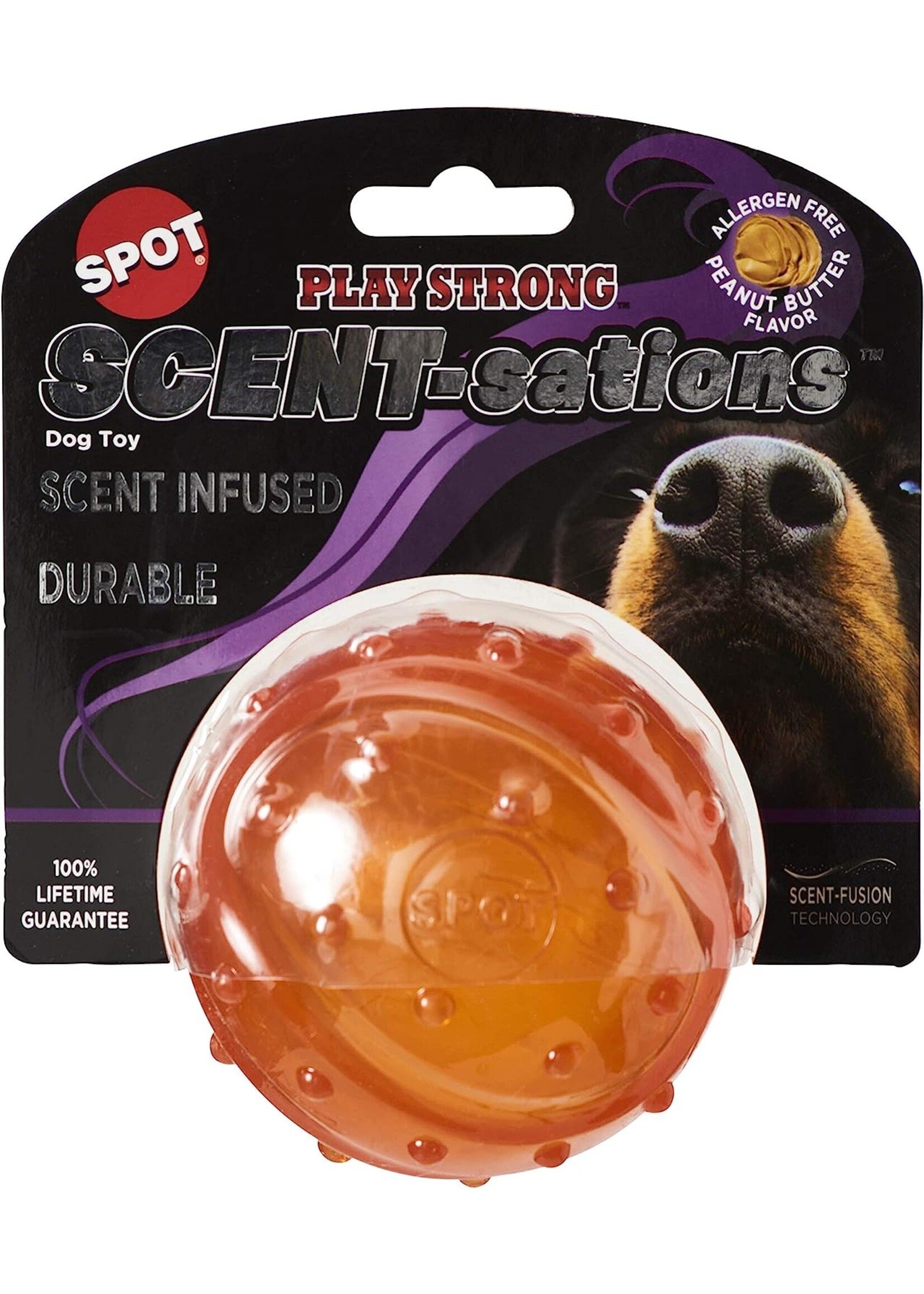 Spot Ethical Spot Scent-sations Ball Peanut Butter 3.25"