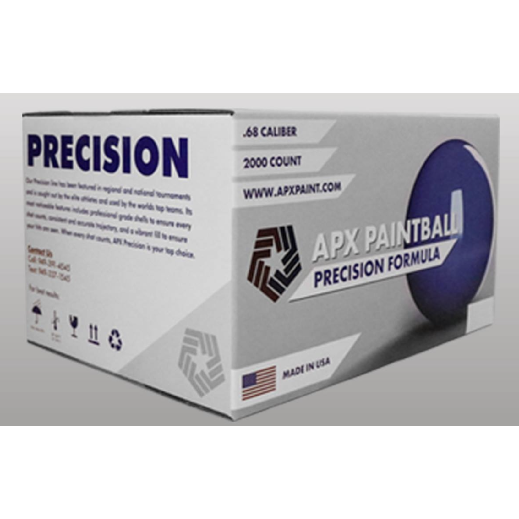 APX APX Precision Paintballs - 2000 ct