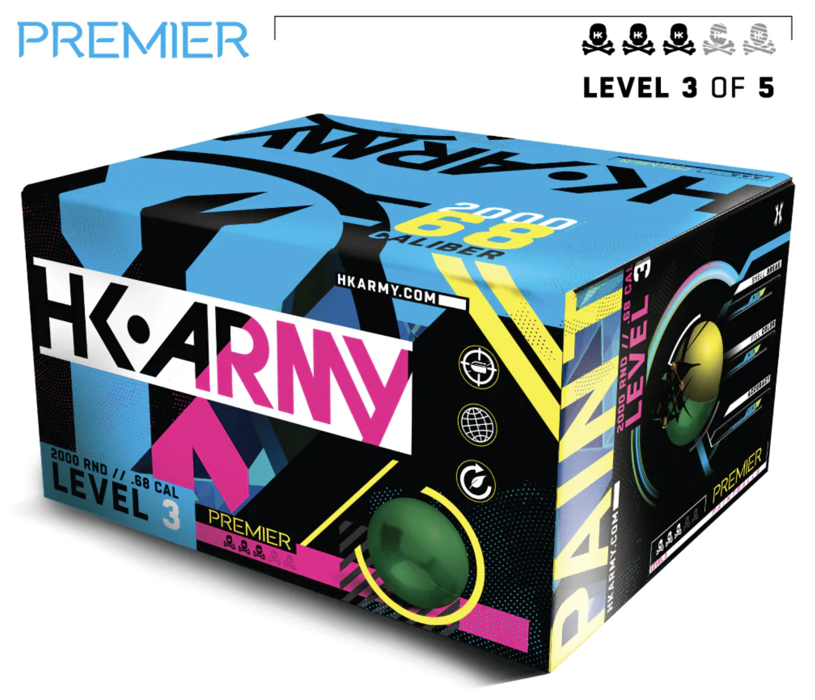 HK Premier Paintballs 2000 Balls Extreme Velocity, Inc.