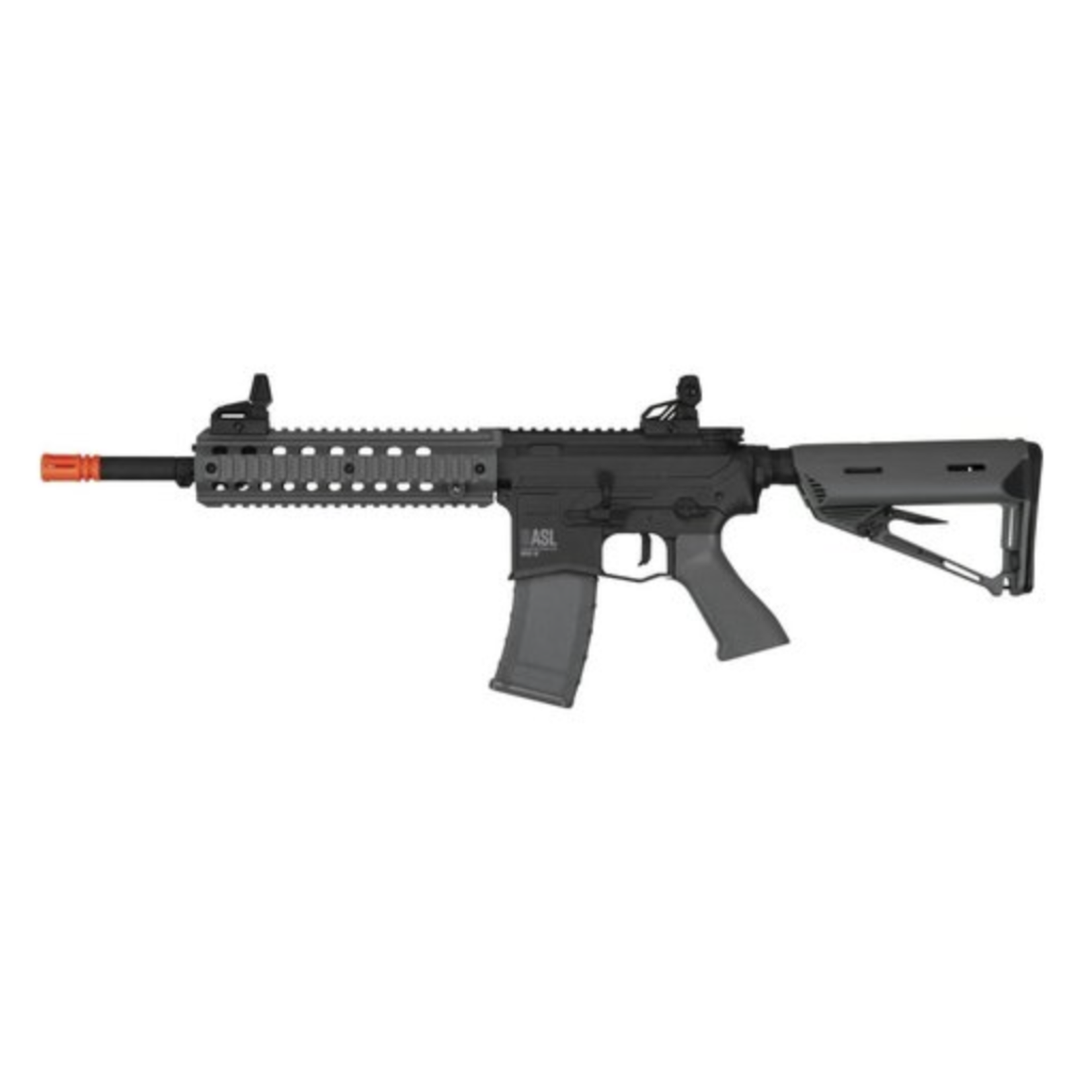 Valken AEG ASL Series Electric Airsoft Gun Package - Mod-M Rifle -  Black/Gray