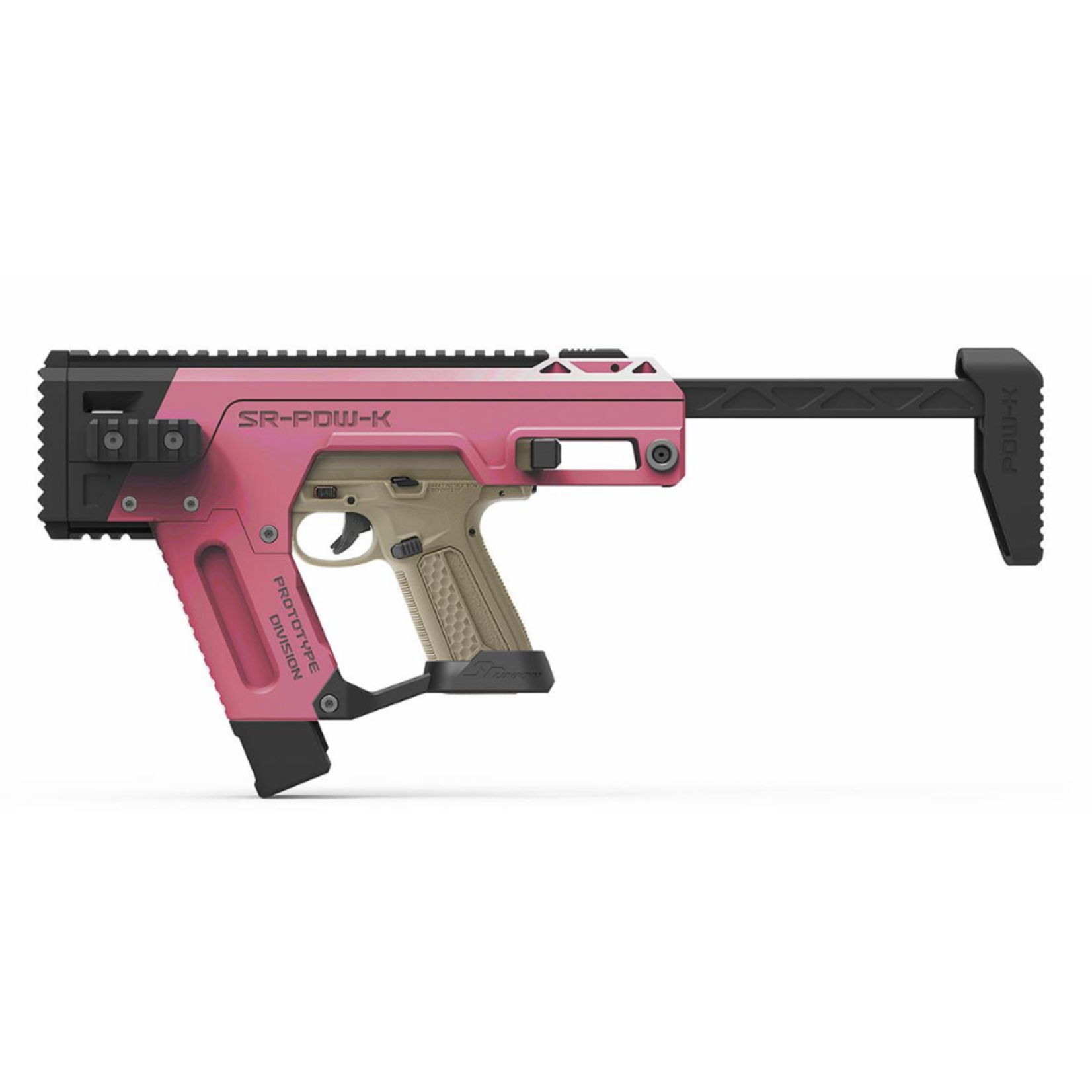 SRU SRU PDW Conversion Kit for Action Army AAP-01 Gas Blowback Airsoft Pistol (Pink)