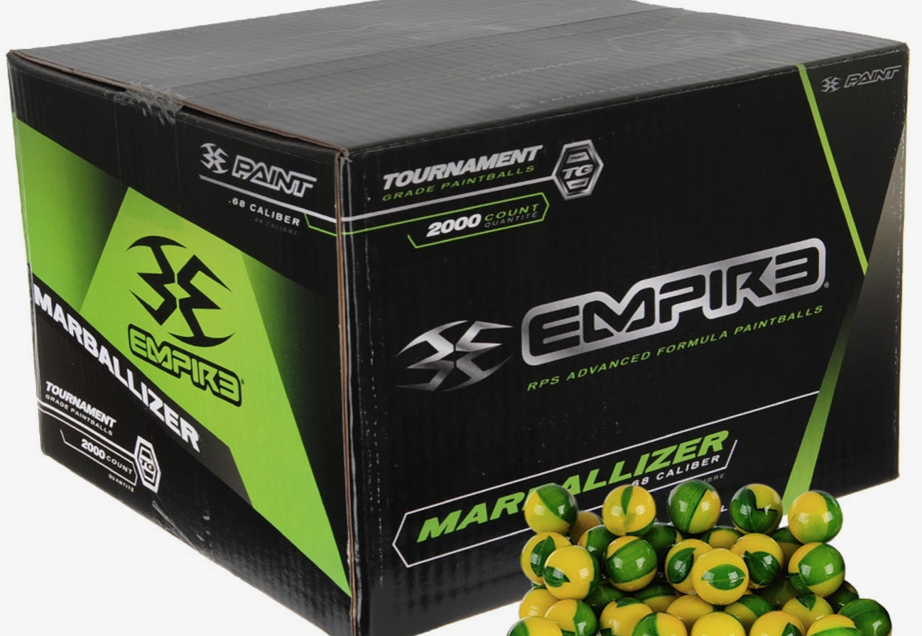 Marballizer paintballs 2000 Extreme Velocity, Inc.