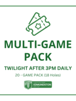 18 holes - 20-GAME PACK TWILIGHT AFTER 3PM