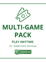 18 holes - 20- GAME PACK PLAY ANYTIME