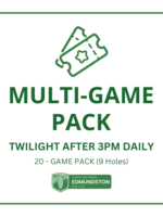 9 holes - 20-GAME PACK TWILIGHT AFTER 3PM (9 HOLES)