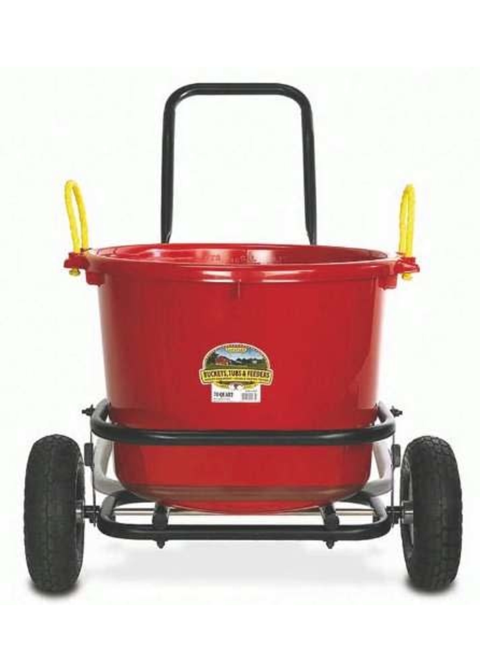 MILLER Muck Bucket Cart with Pneumatic Tires