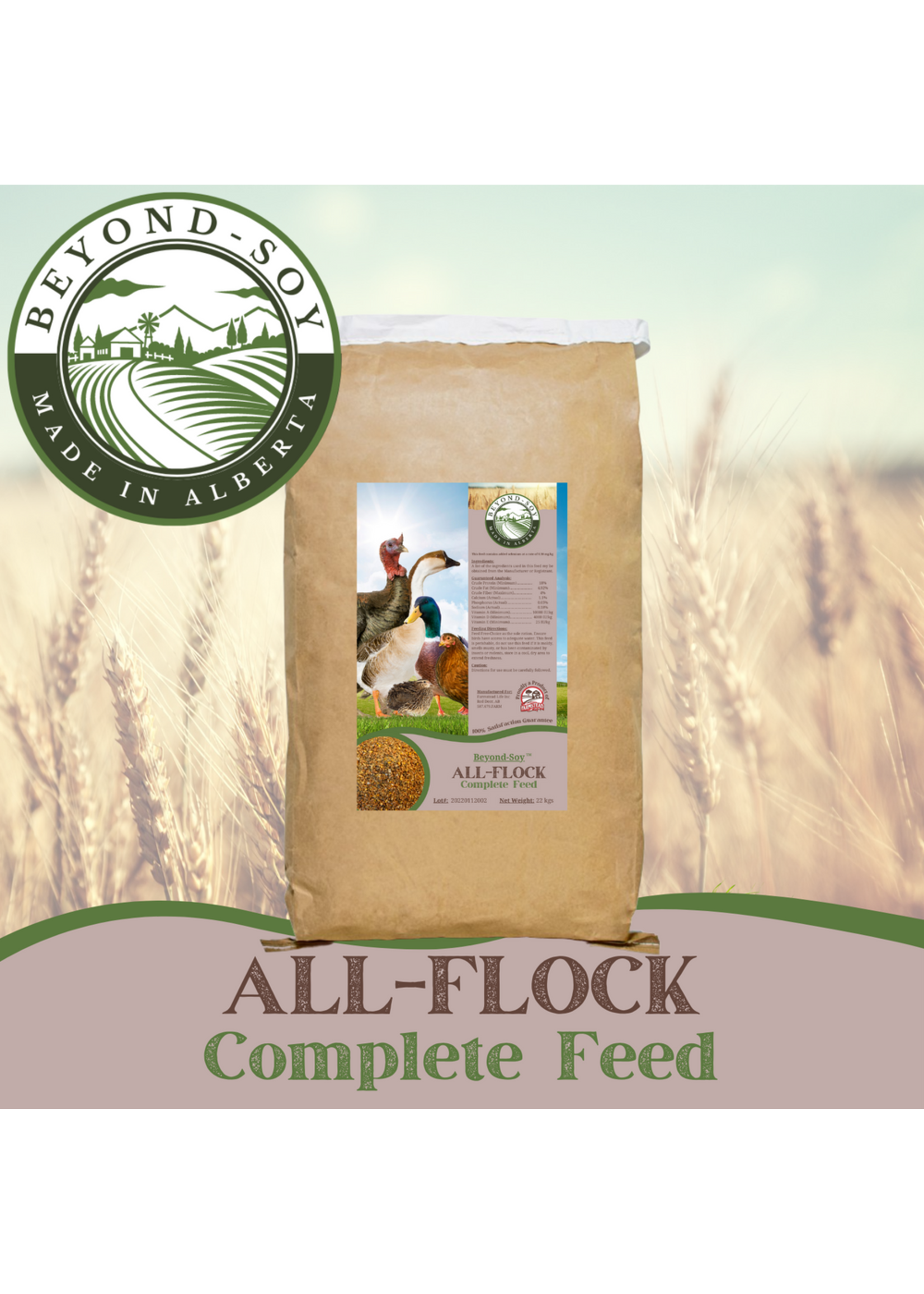 FSL - SOY-FREE - All-Flock Complete Feed - 22 kg