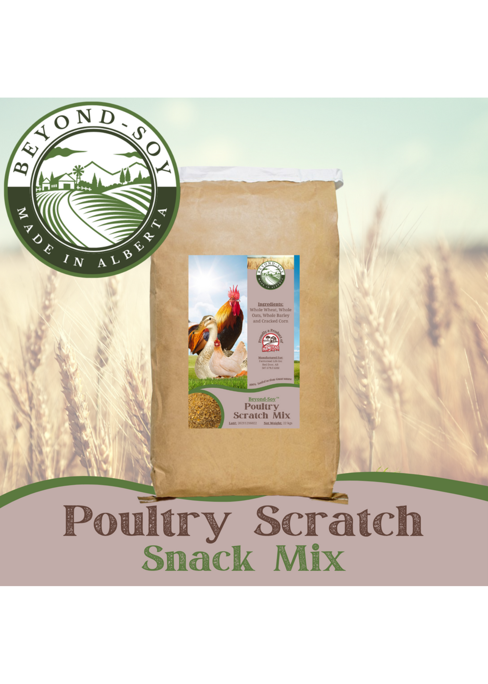 FSL - SOY-FREE - Poultry Scratch Mix - 22 kg