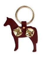 Tough 1 Leather Horse Door Knocker with Bells