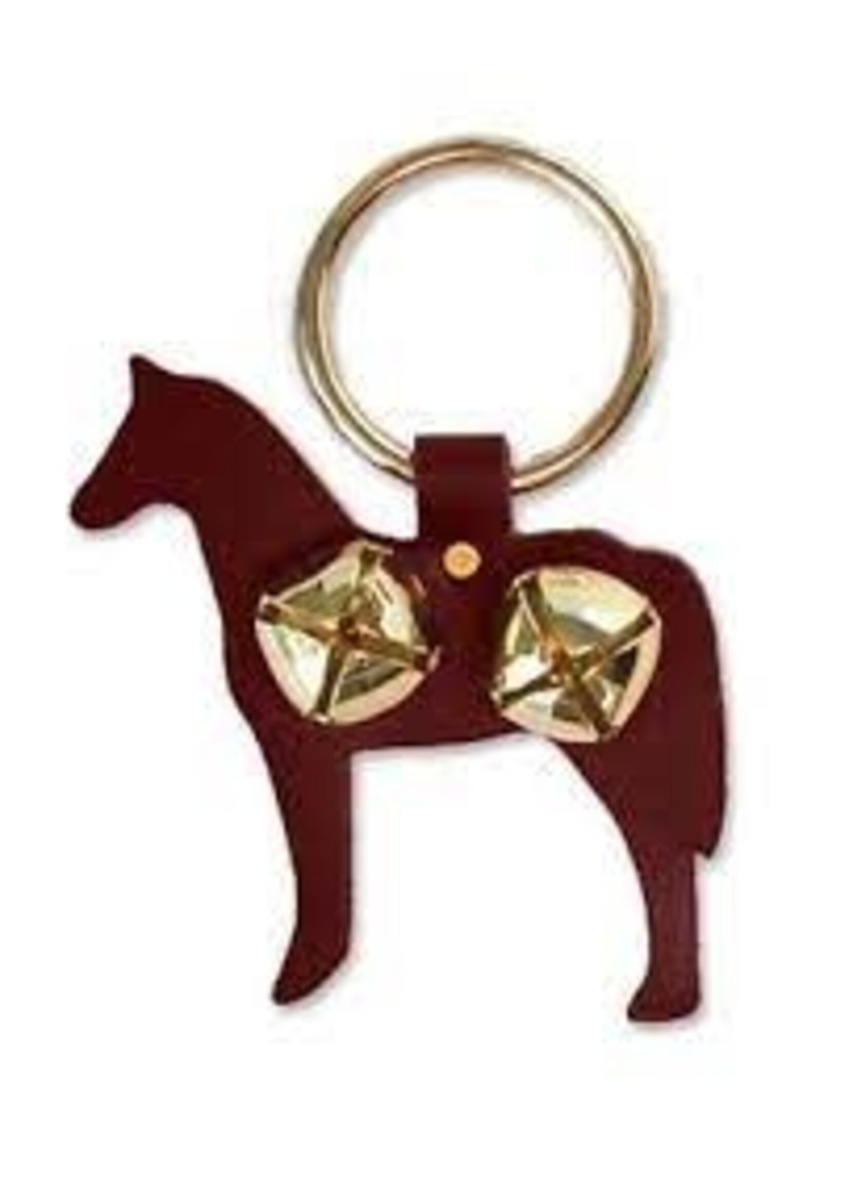 Tough 1 Leather Horse Door Knocker with Bells