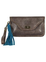 CatchFly Clutch w/Wristlet - CatchFly - Metallic