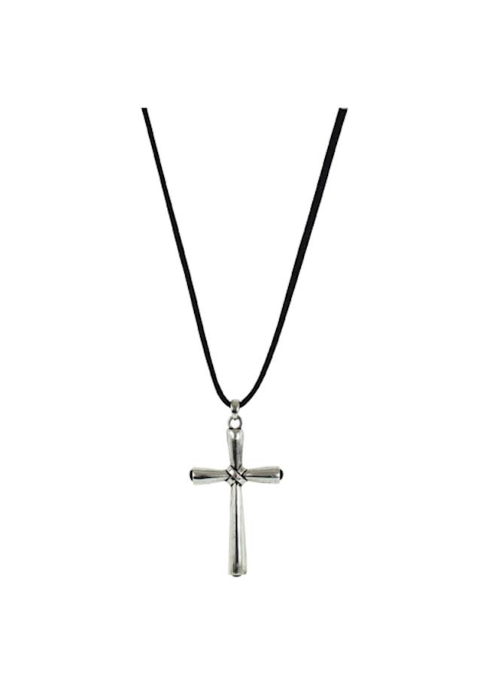 Justin Necklace - Justin - Mens Cross Simple