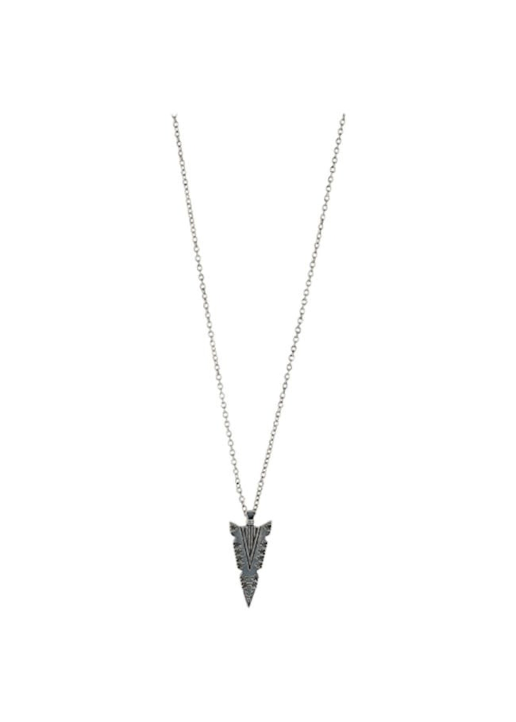 Justin Necklace - Justin - Silver Arrowhead