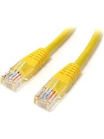 Ayrstone Productivity Yellow Short Body Ethernet Cable 10ft ( 350MHz Category 5E Patch Cord)