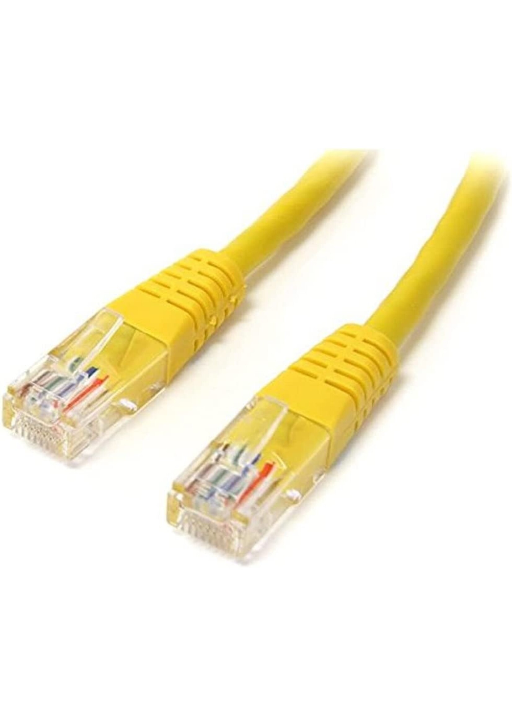 Ayrstone Productivity Yellow Short Body Ethernet Cable 10ft ( 350MHz Category 5E Patch Cord)