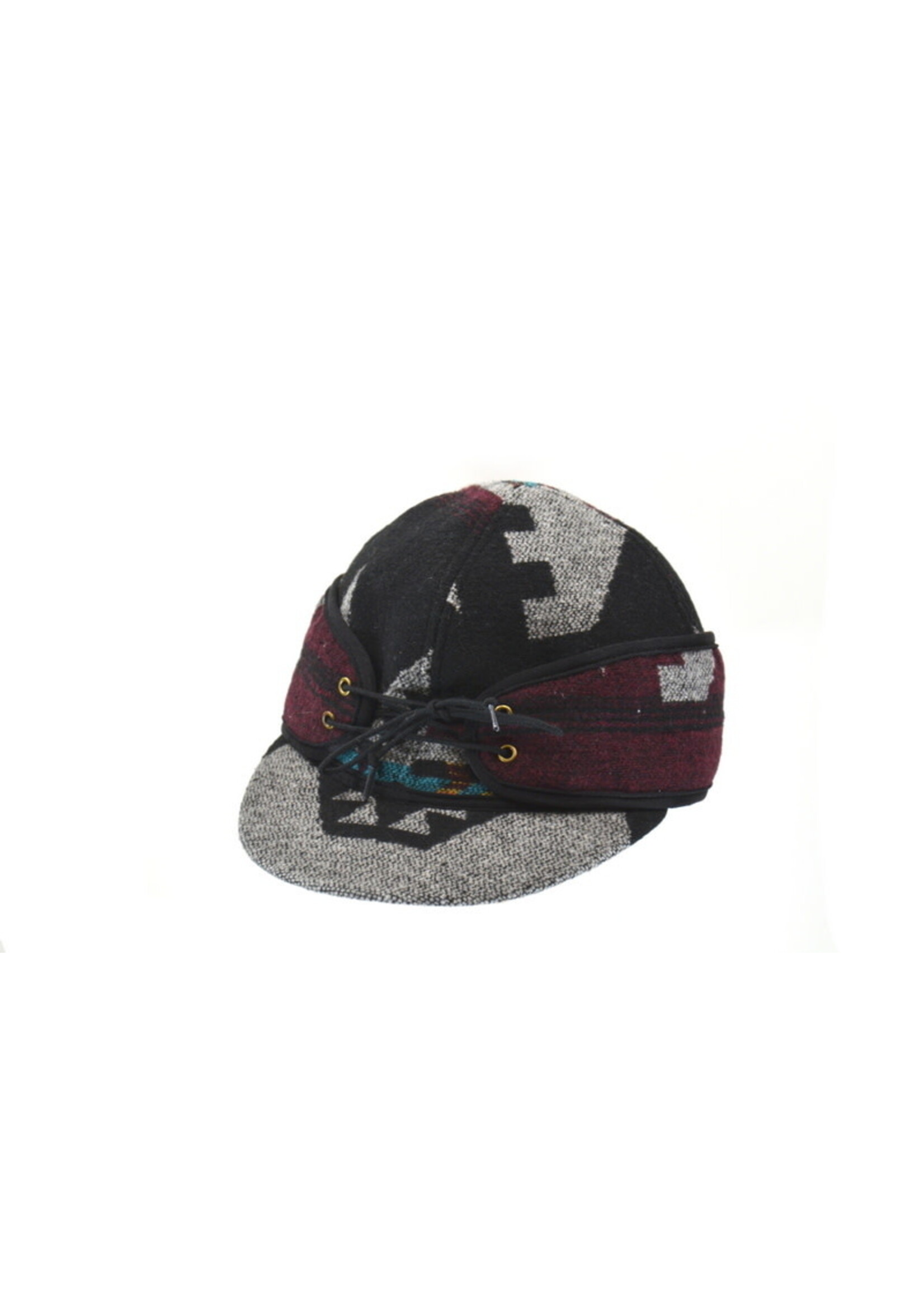 Crown Cap Railroad Cap - Aztec Burgundy Blend
