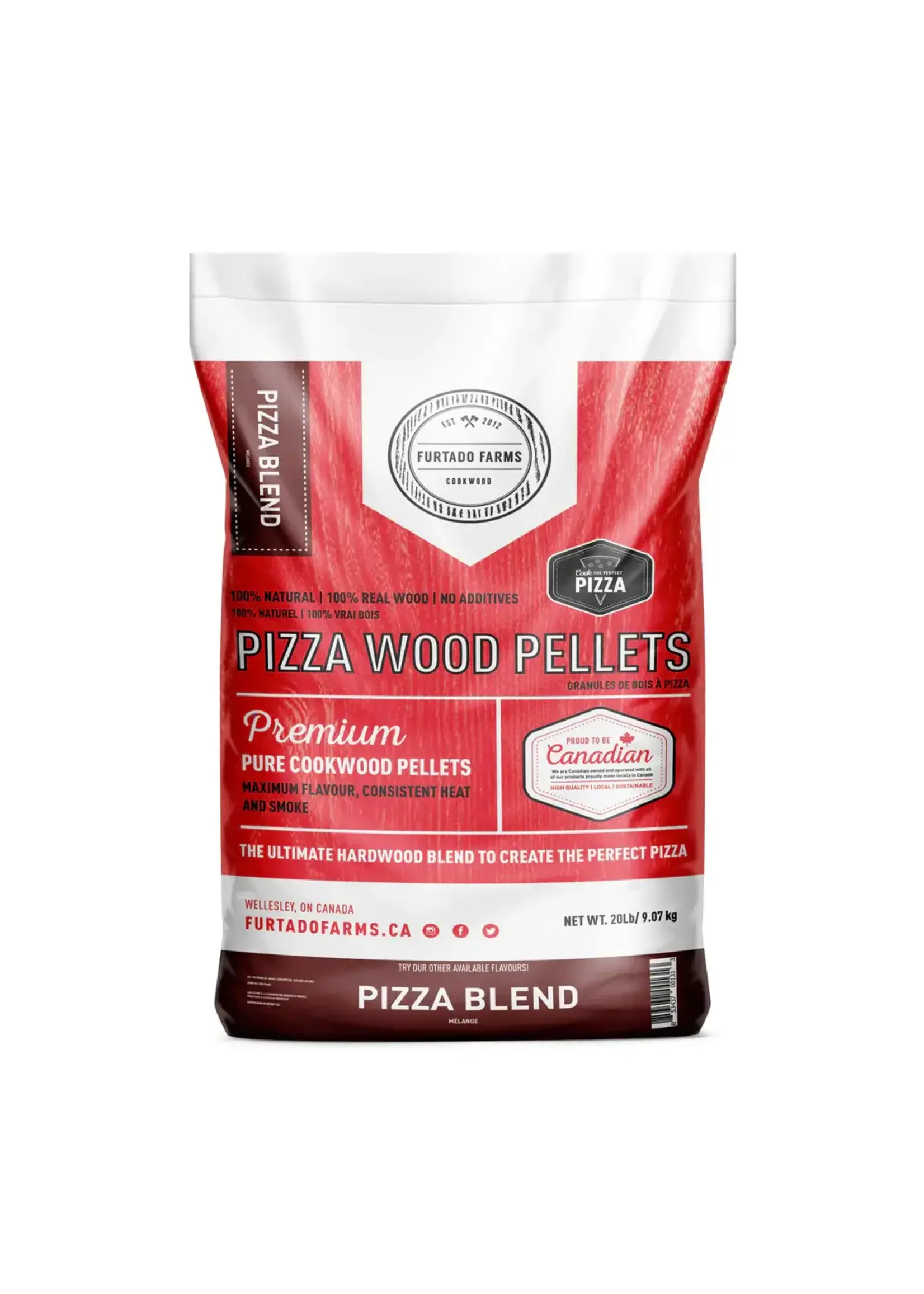 Furtado Farms Cookwood Pellets - Pizza Blend