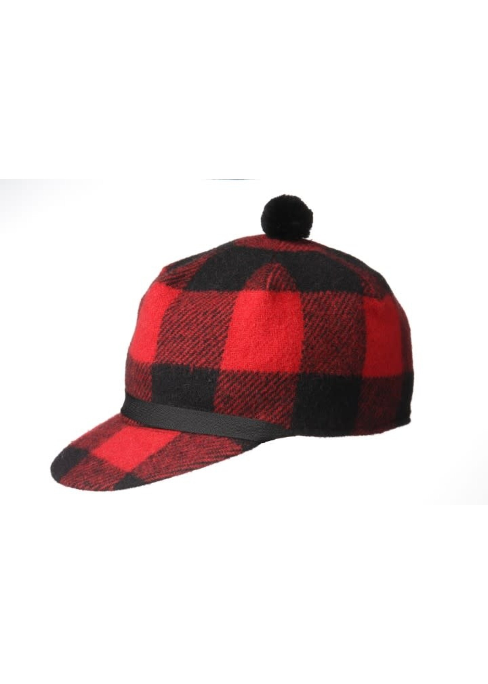 Crown Cap Stockman Cap - Red/Black -