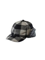 Crown Cap Buffalo Check With Earflaps -
