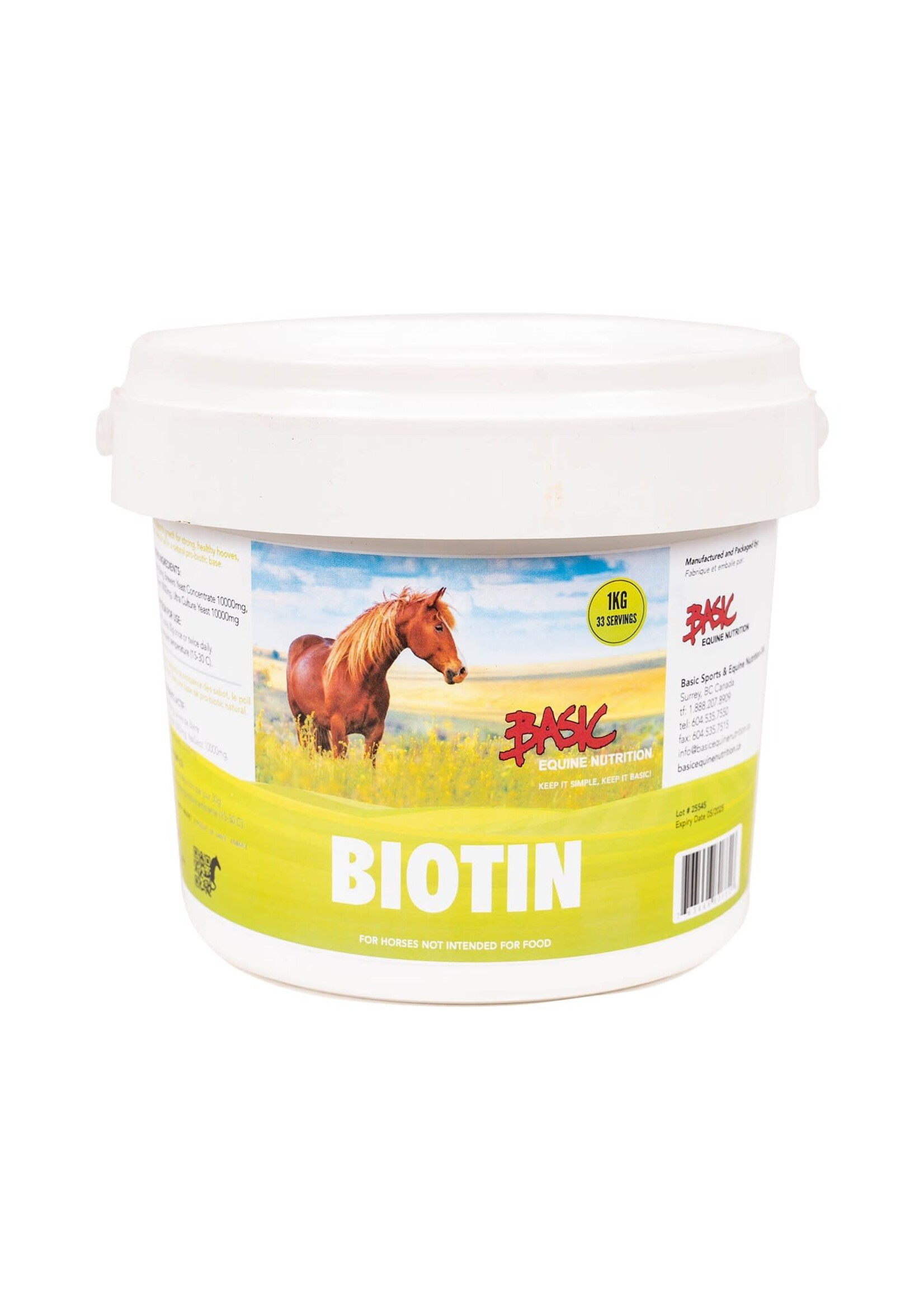 Basic Equine Nutrition Basic Equine - Biotin -  1 kg
