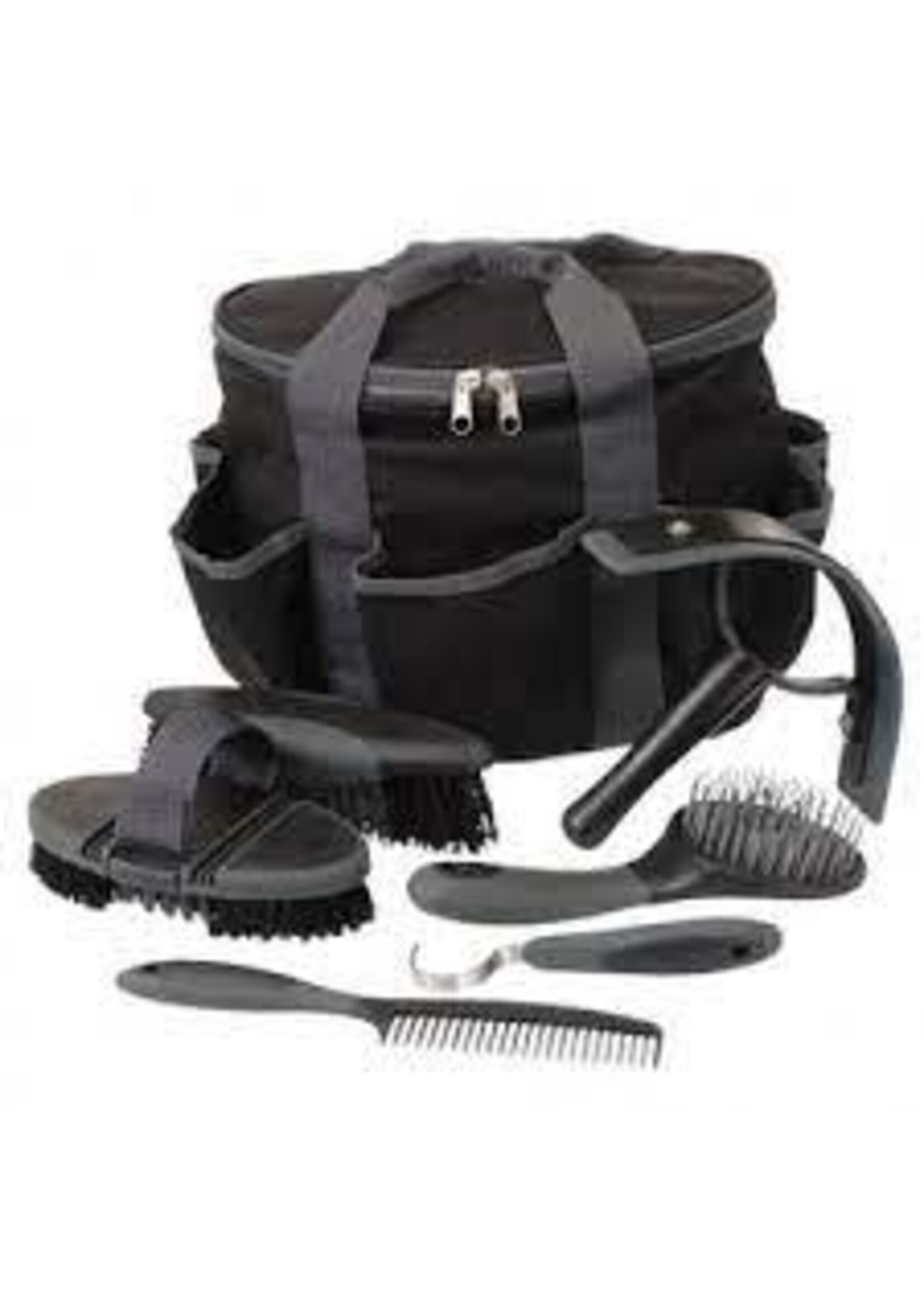 Tough 1 Grooming Bag- 7pc - Black