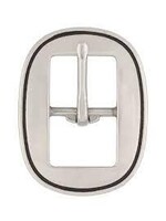Weaver Jeremiah Watt Accented Smooth and Grooved Oval Buckle -
