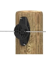 Gallagher Wood Post Claw Insulator - Black