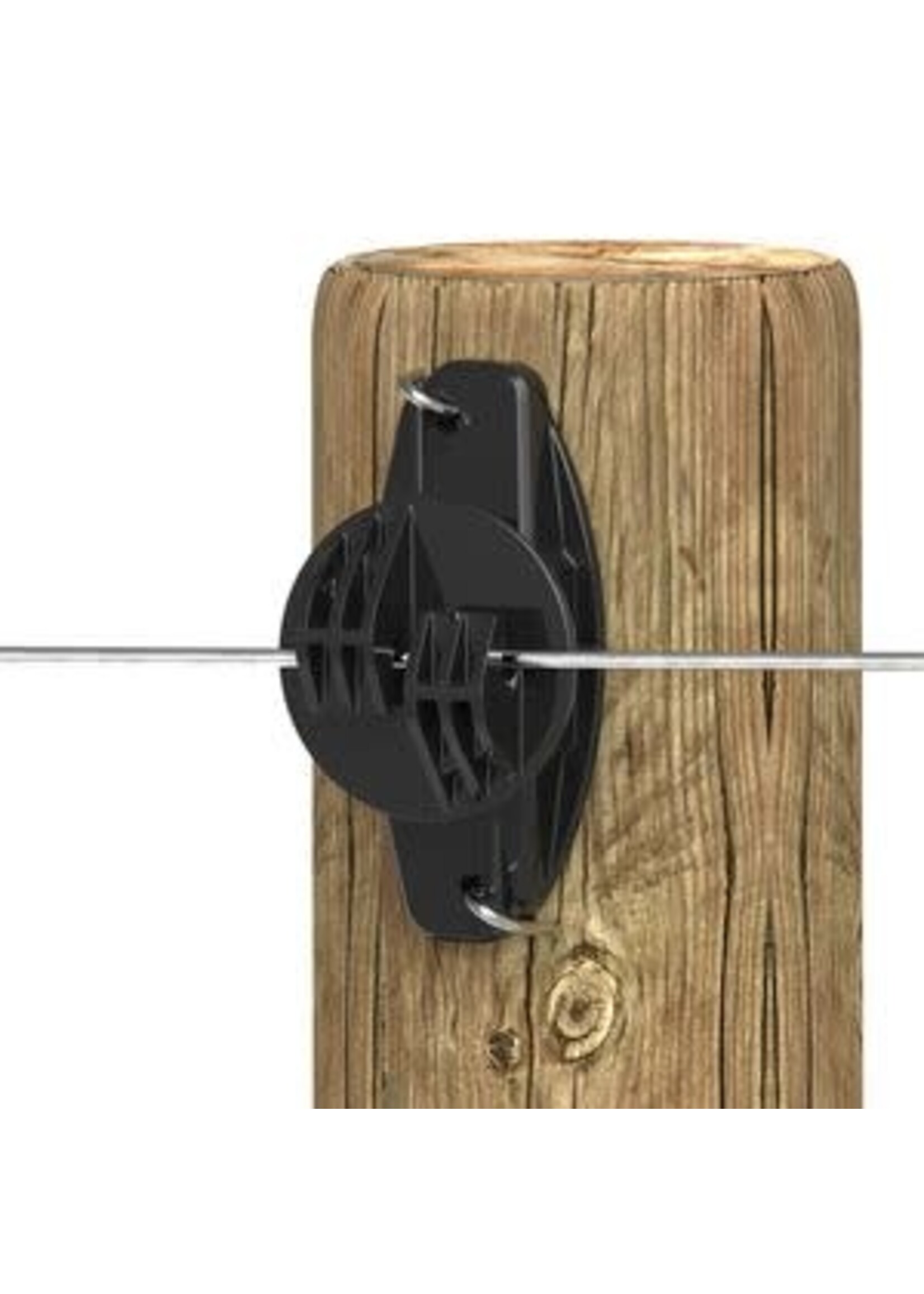 Gallagher Wood Post Claw Insulator - Black