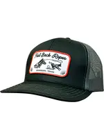 Fast Back Fast Back Hat - Black/Charcoal With Roping Patch