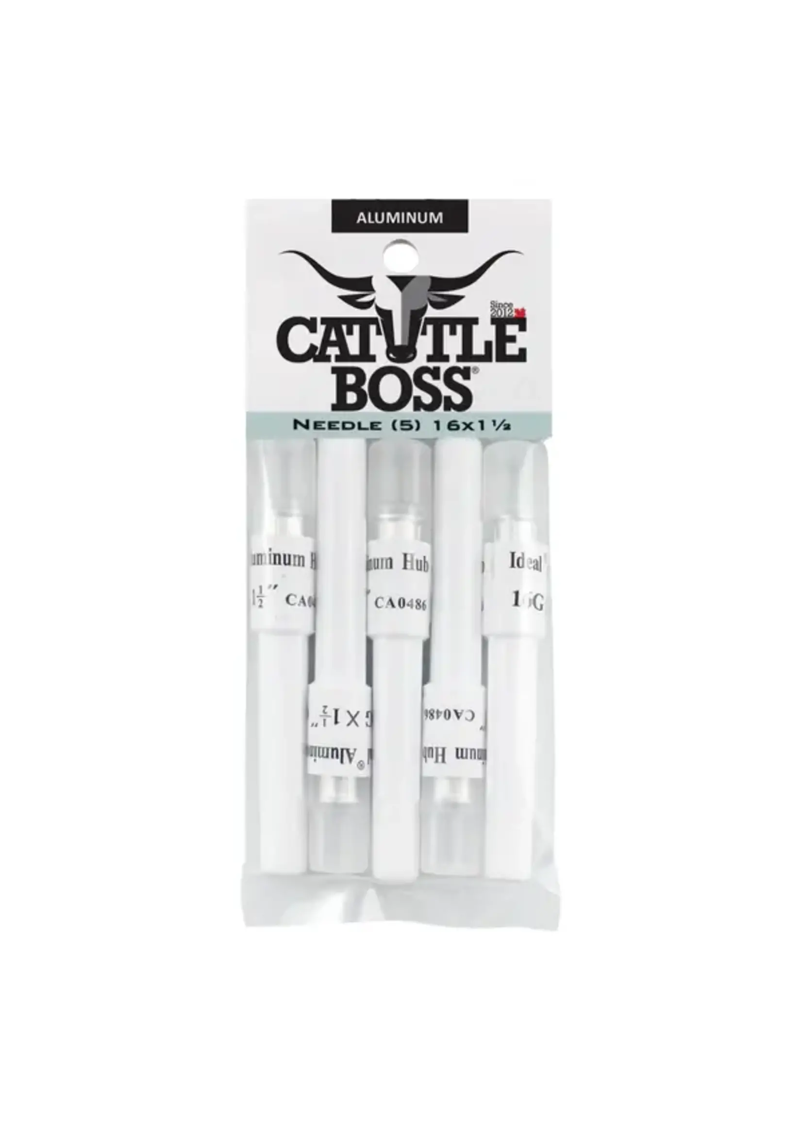 CattleBoss Aluminum Hub Needles - 5pk -