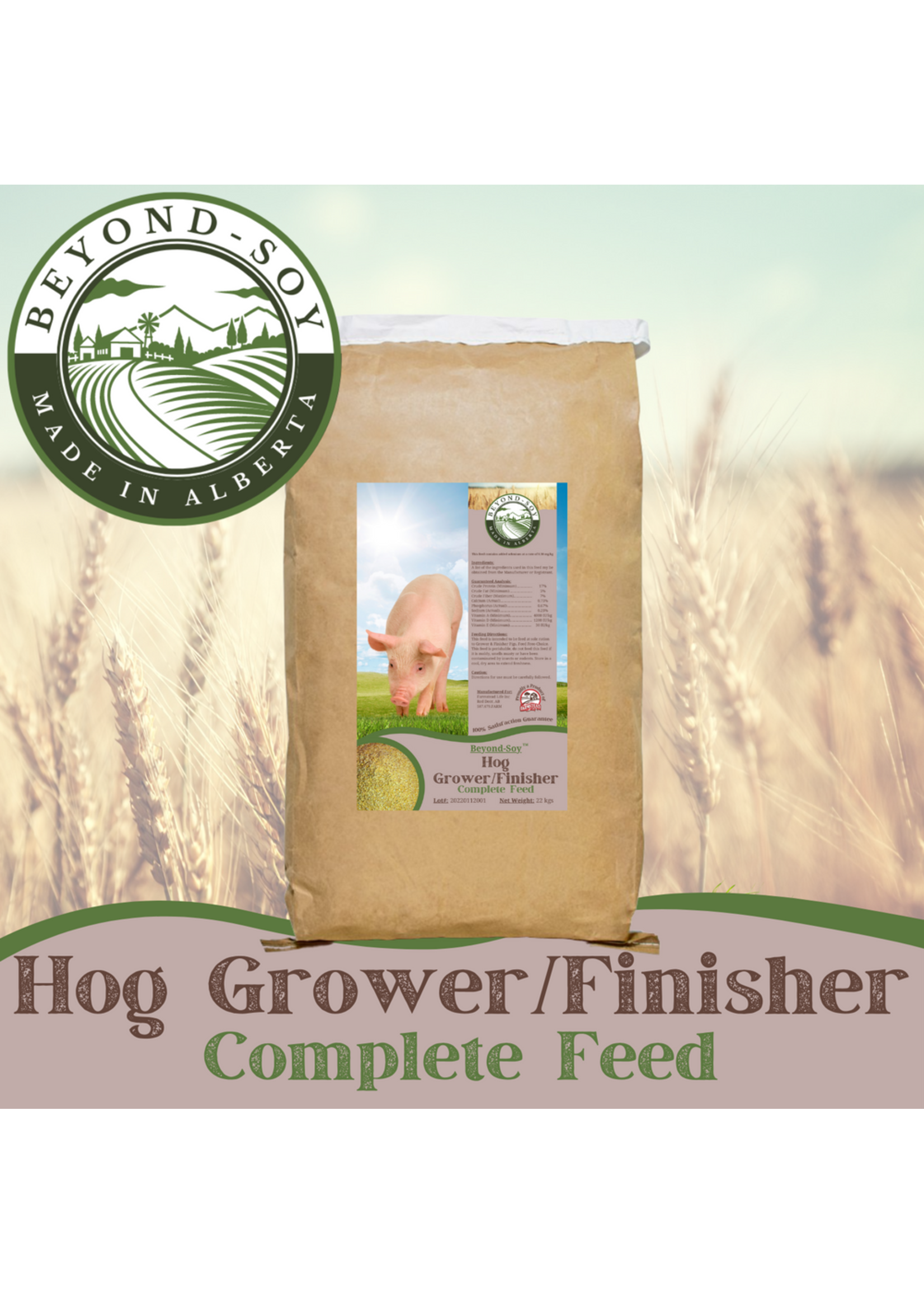 Farmstead Life FSL - SOY-FREE -  Hog Grower & Finisher -